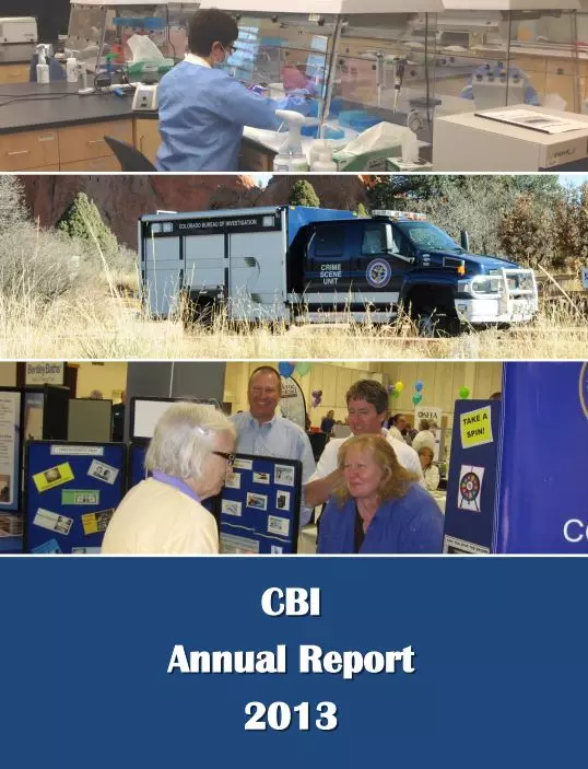 Cover of 2013 annual report