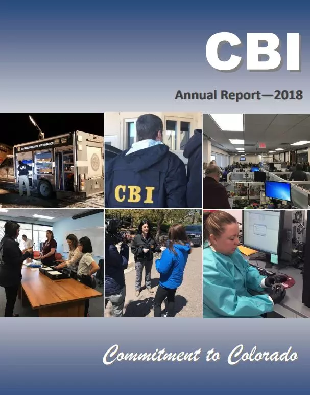 Cover of 2018 annual report
